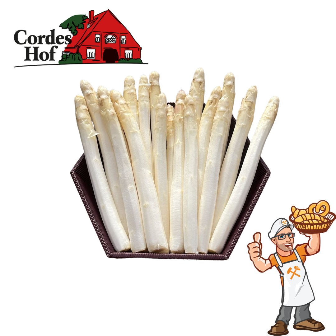 1 KG Spargel geschält Hof Cordes (HB)