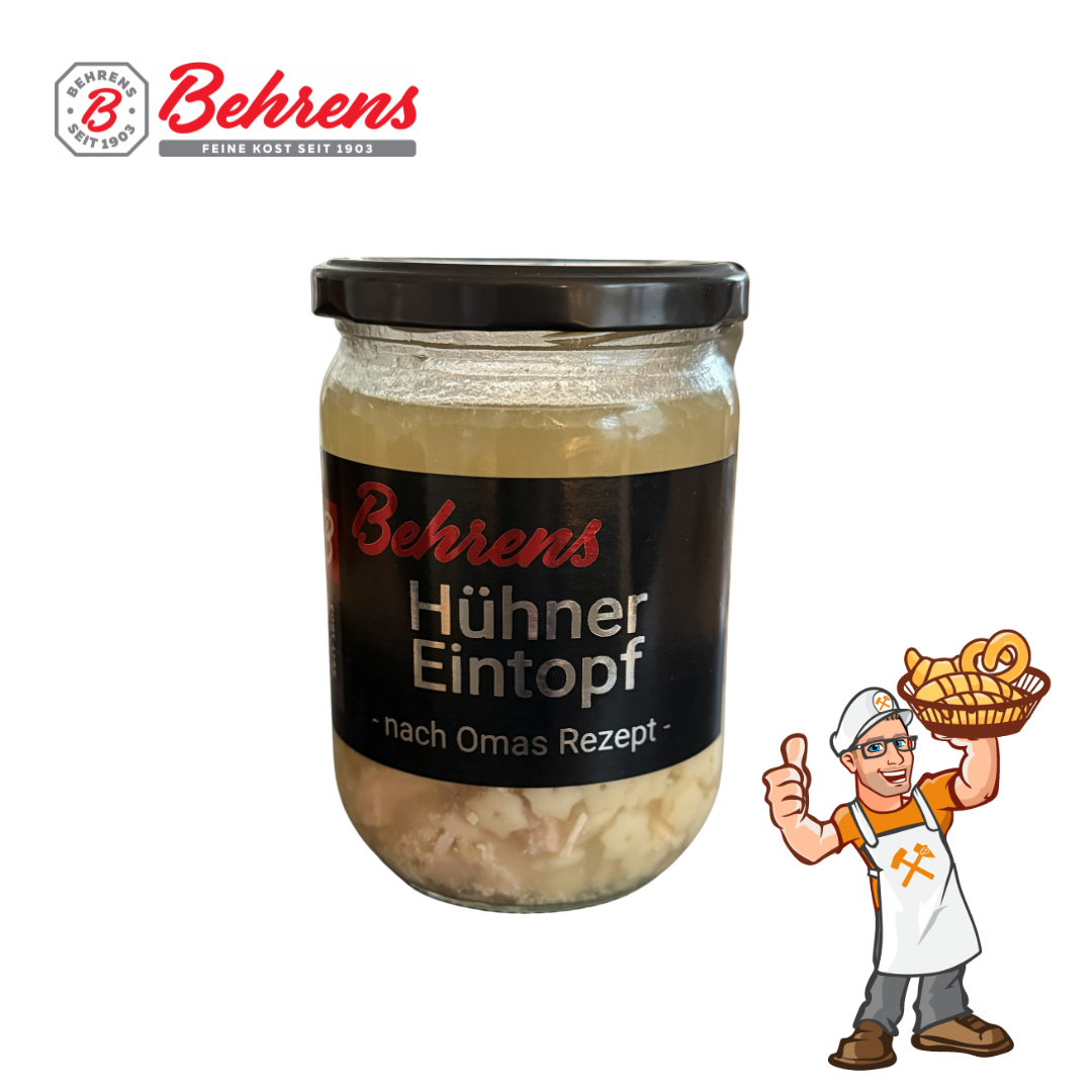 Behrens Hühnereintopf im Glas, 520g (HB)
