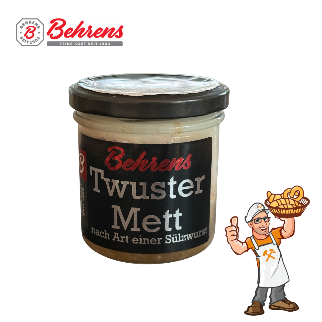 Behrens Twuster Mett im Glas, 125g (HB)