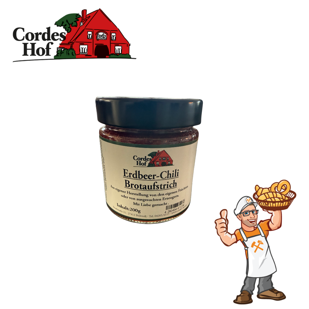Hof Cordes (OHZ) – Erdbeeren-Chilli Brotaufstrich