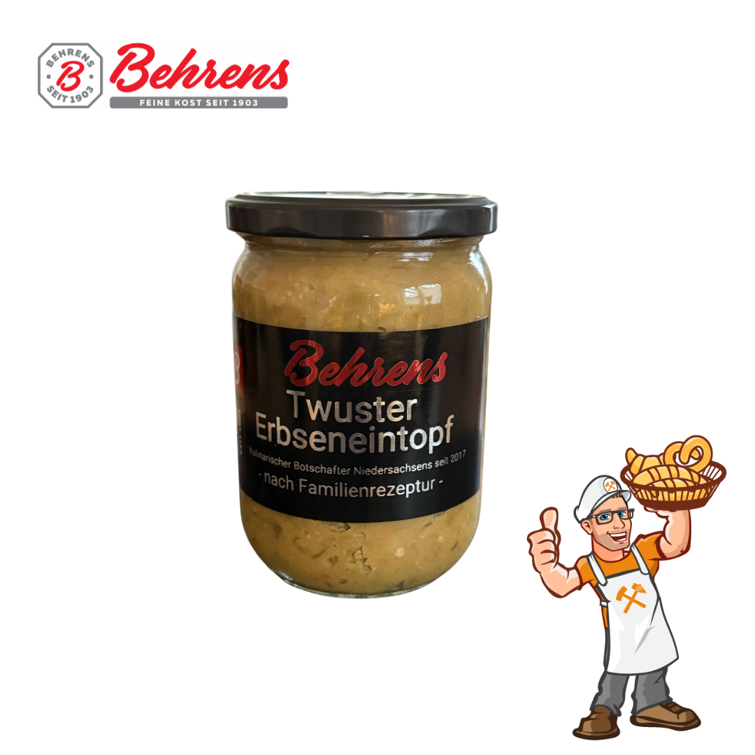 Behrens Erbsensuppe im Glas, 520g (HB)