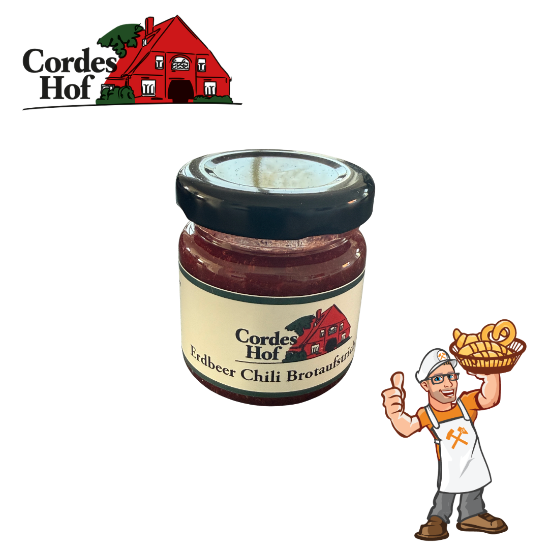 Hof Cordes (OHZ) – MINI Erdbeeren-Chilli Brotaufstrich