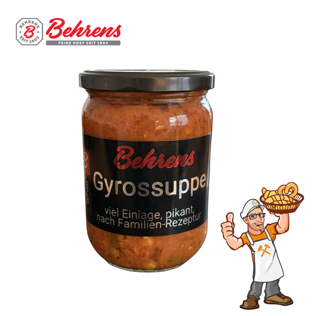 Behrens Gyrossuppe im Glas, 500g (HB)
